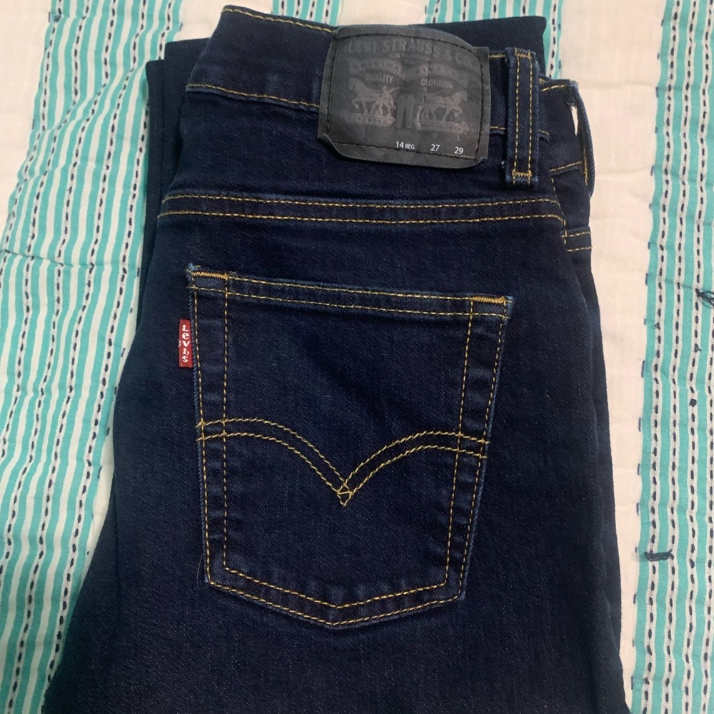Bundle and of three pairs of Levi’s 511 performance slim fit jeans - Picture 3 of 15